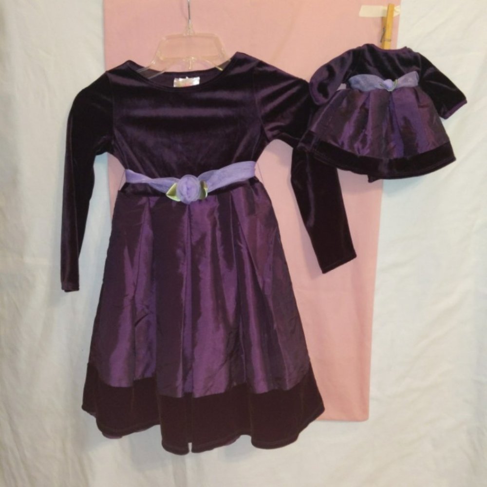 Purple Dollie & Me Dress